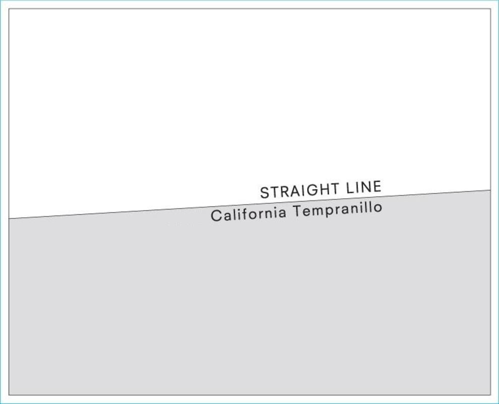 Couloir Wines Straight Line Tempranillo 2012 Front Label