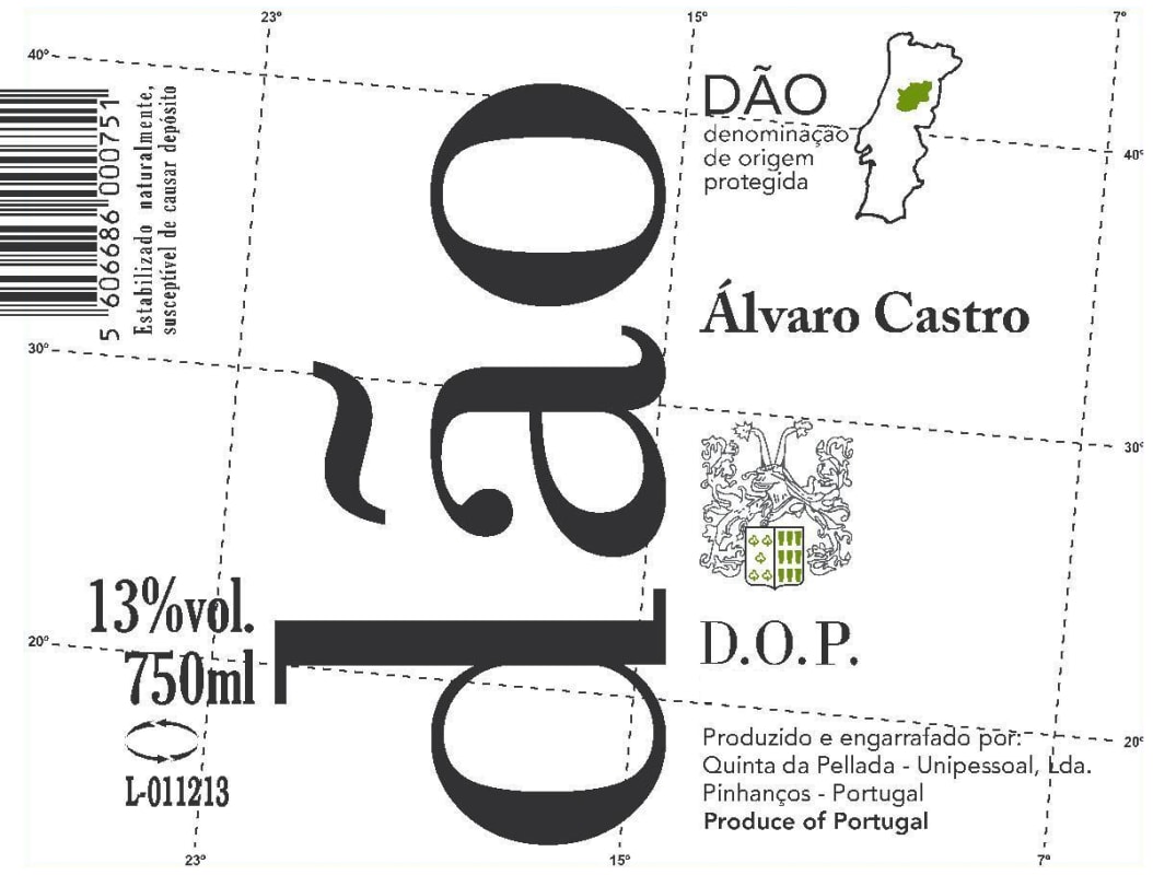 Dao Alvaro Castro Branco 2014 Front Label