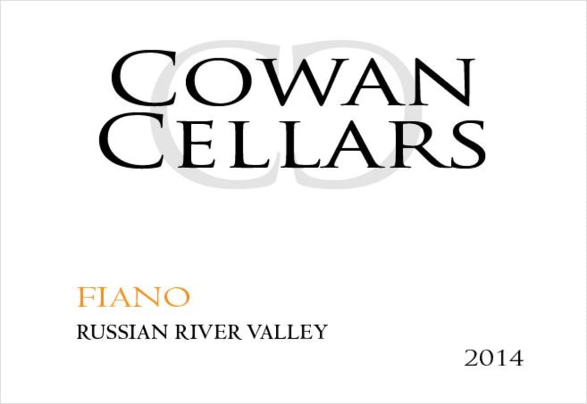 Cowan Cellars Fiano 2014 Front Label