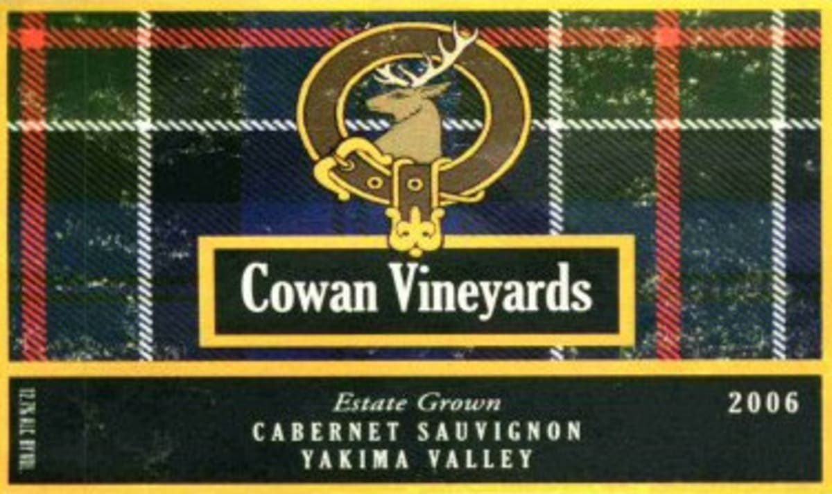 Cowan Vineyards Yakima Valley Cabernet Franc 2006 Front Label