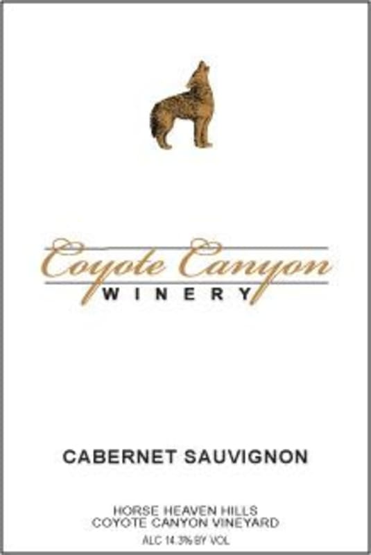 Coyote Canyon Winery and Lounge Cabernet Sauvignon 2010 Front Label