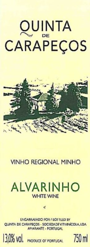 Quinta de Carapecos Alvarinho 2015 Front Label