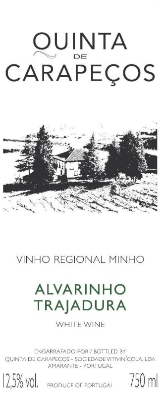 Quinta de Carapecos Alvarinho Trajadura 2014 Front Label