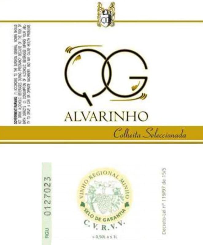 Quinta de Gomariz QG Alvarinho 2015 Front Label