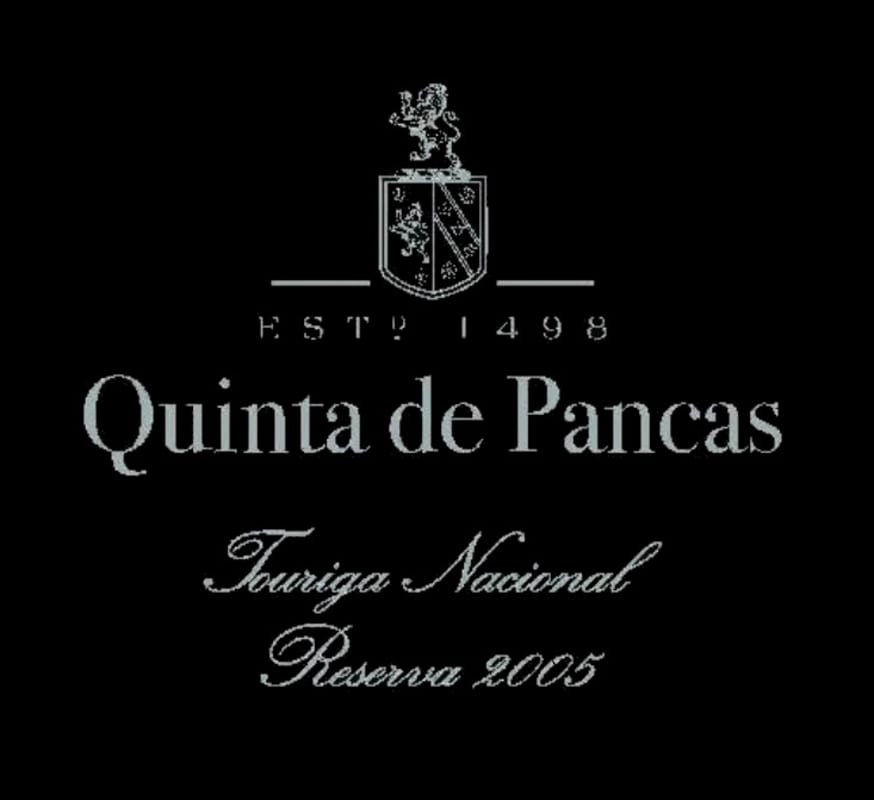 Quinta de Pancas Reserva Touriga Nacional 2005 Front Label