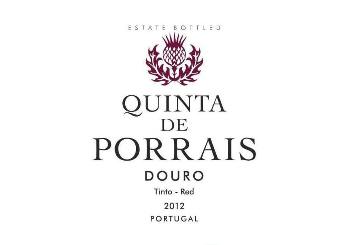 Quinta de Porrais Tinto 2012 Front Label