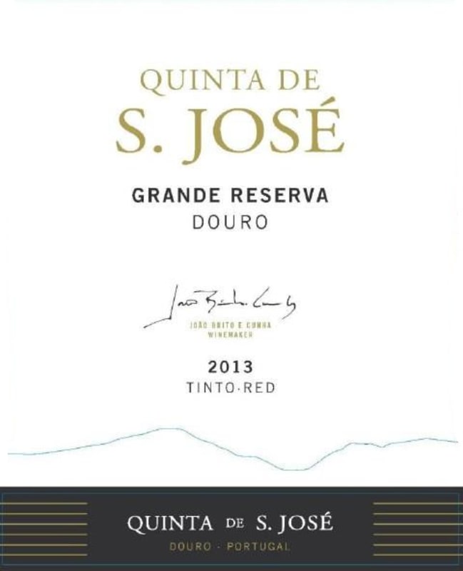 Quinta de S. Jose Grande Reserva Tinto 2013 Front Label