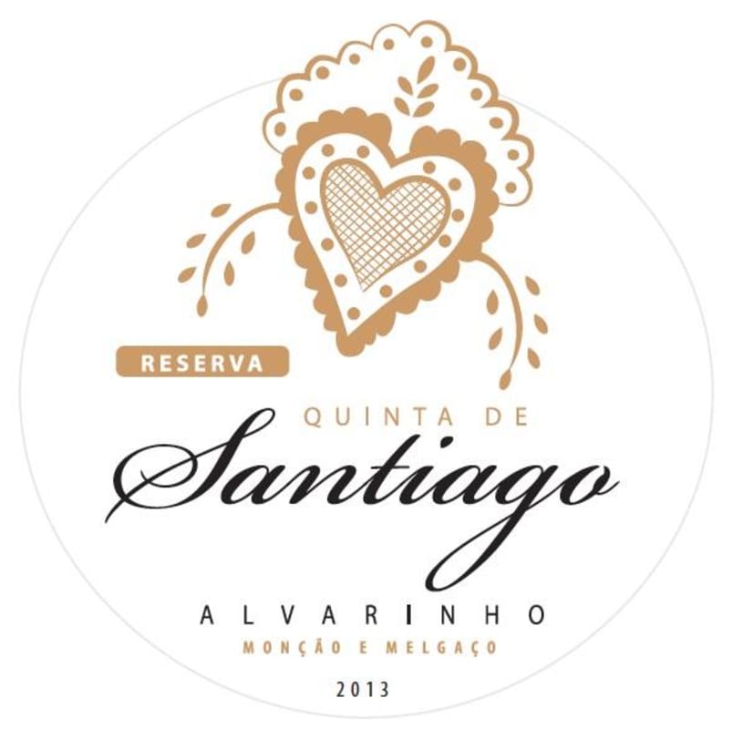 Quinta de Santiago Vinho Verde Reserva 2013 Front Label