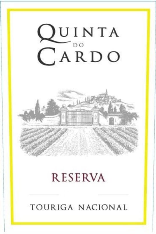 Quinta do Cardo Touriga Nacional Reserva 2012 Front Label