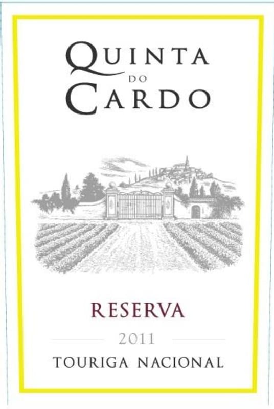 Quinta do Cardo Touriga Nacional Reserva 2011 Front Label