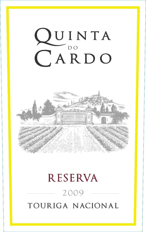 Quinta do Cardo Touriga Nacional Reserva 2009 Front Label