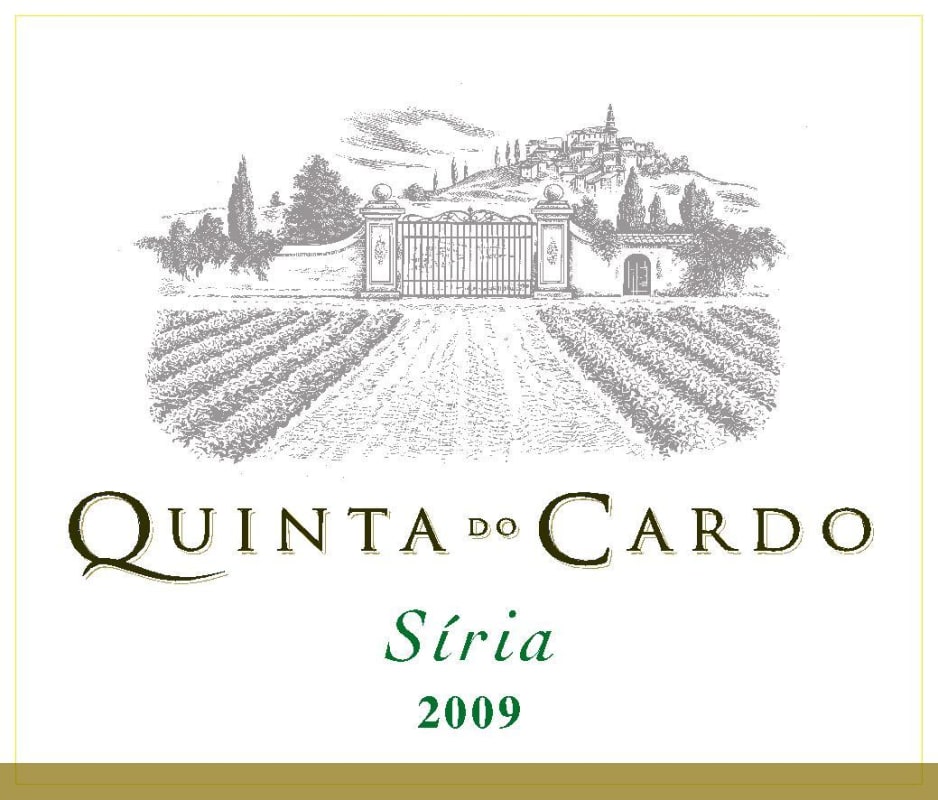 Quinta do Cardo Siria 2009 Front Label