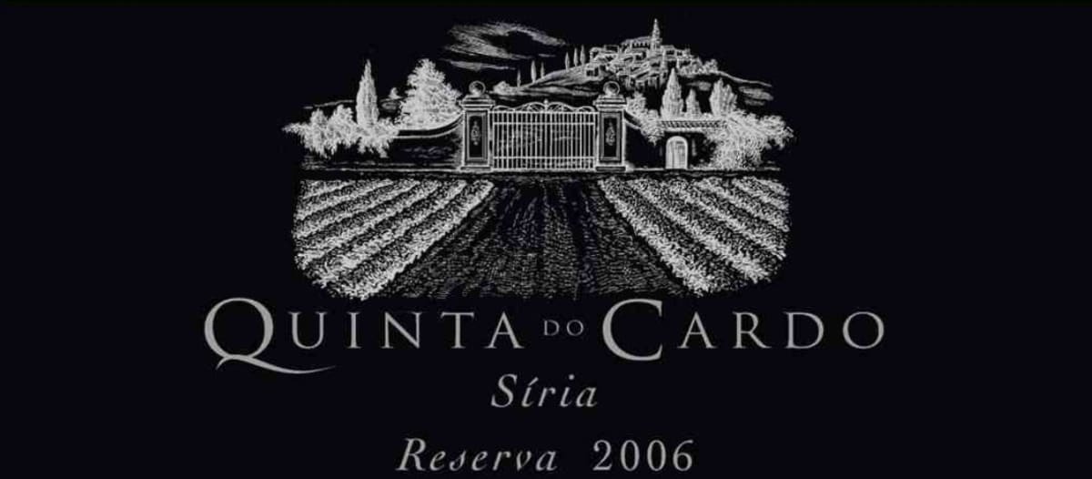Quinta do Cardo Siria Reserva 2006 Front Label