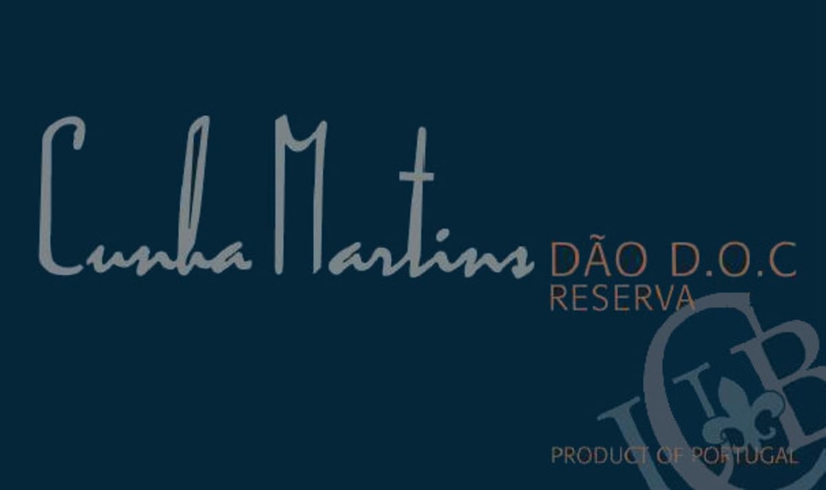 Quinta do Cerrado Cunha Martins Tinto Reserva 2011 Front Label