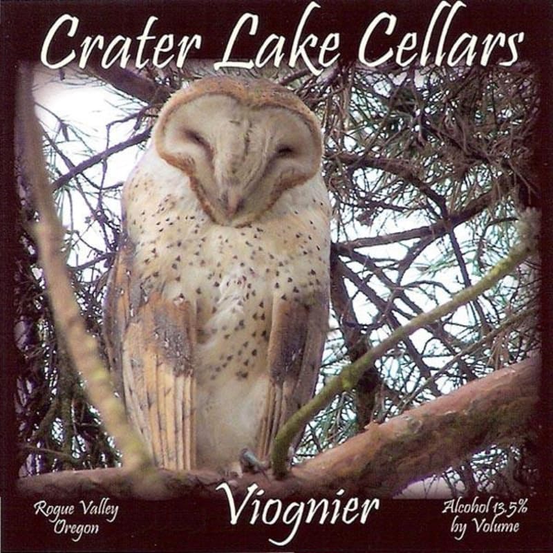 Crater Lake Cellars Viognier 2012 Front Label