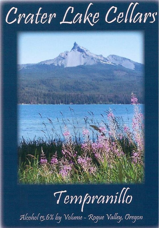 Crater Lake Cellars Tempranillo 2013 Front Label