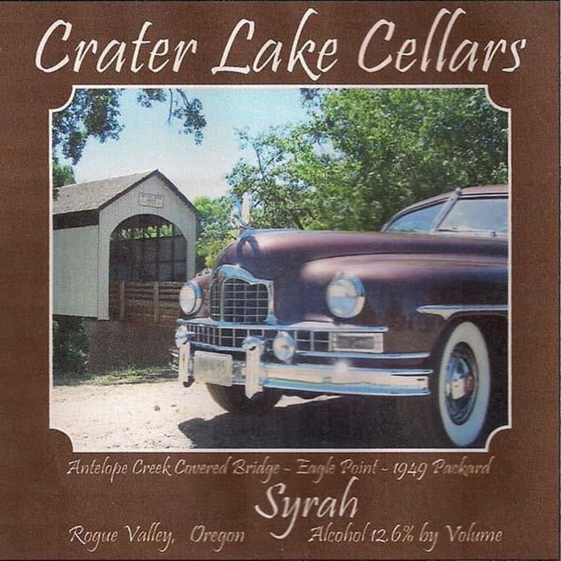 Crater Lake Cellars Syrah 2011 Front Label
