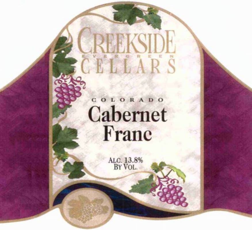 Creekside Cellars Cabernet Franc 2013 Front Label