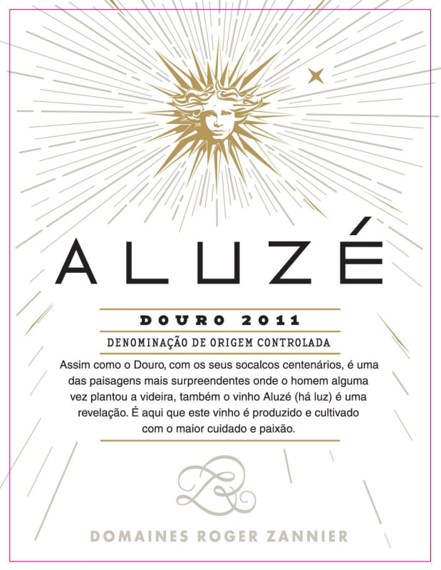 Quinta do Pessegueiro Aluze 2011 Front Label
