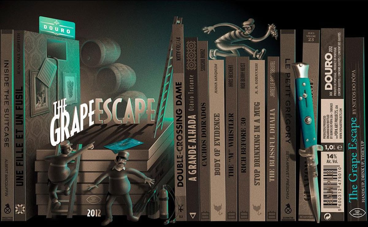Quinta do Popa The Grape Escape Tinto 2012 Front Label