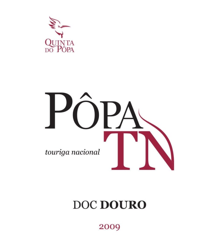 Quinta do Popa Popa TN Touriga Nacional 2009 Front Label