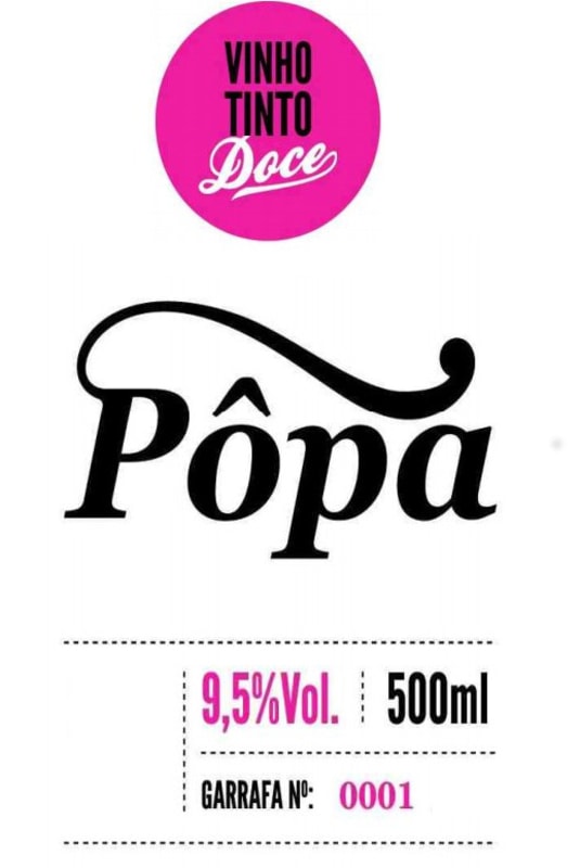 Quinta do Popa Popa Doce 2011 Front Label