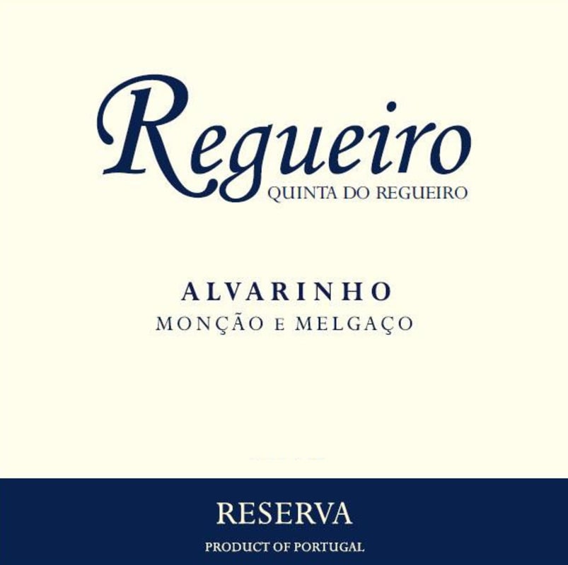 Quinta do Regueiro Melgaco Reserva Alvarinho 2015 Front Label