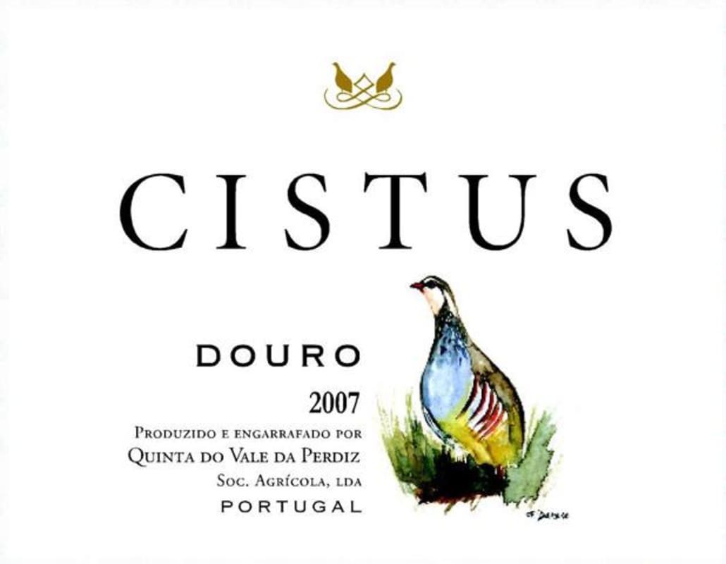 Quinta do Vale da Perdiz Cistus 2007 Front Label
