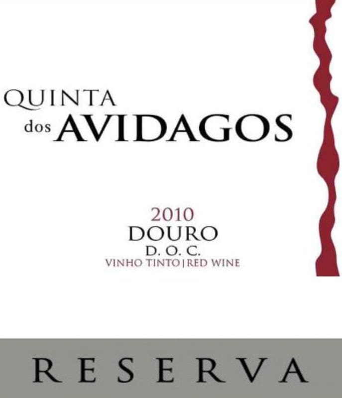 Quinta dos Avidagos Reserva 2010 Front Label