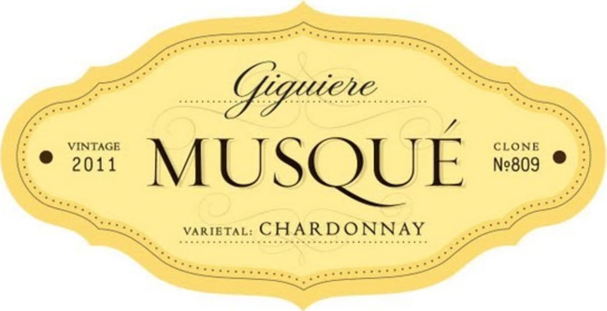Crew Wine Company Matchbook Giguiere Musque 809 Chardonnay 2011 Front Label