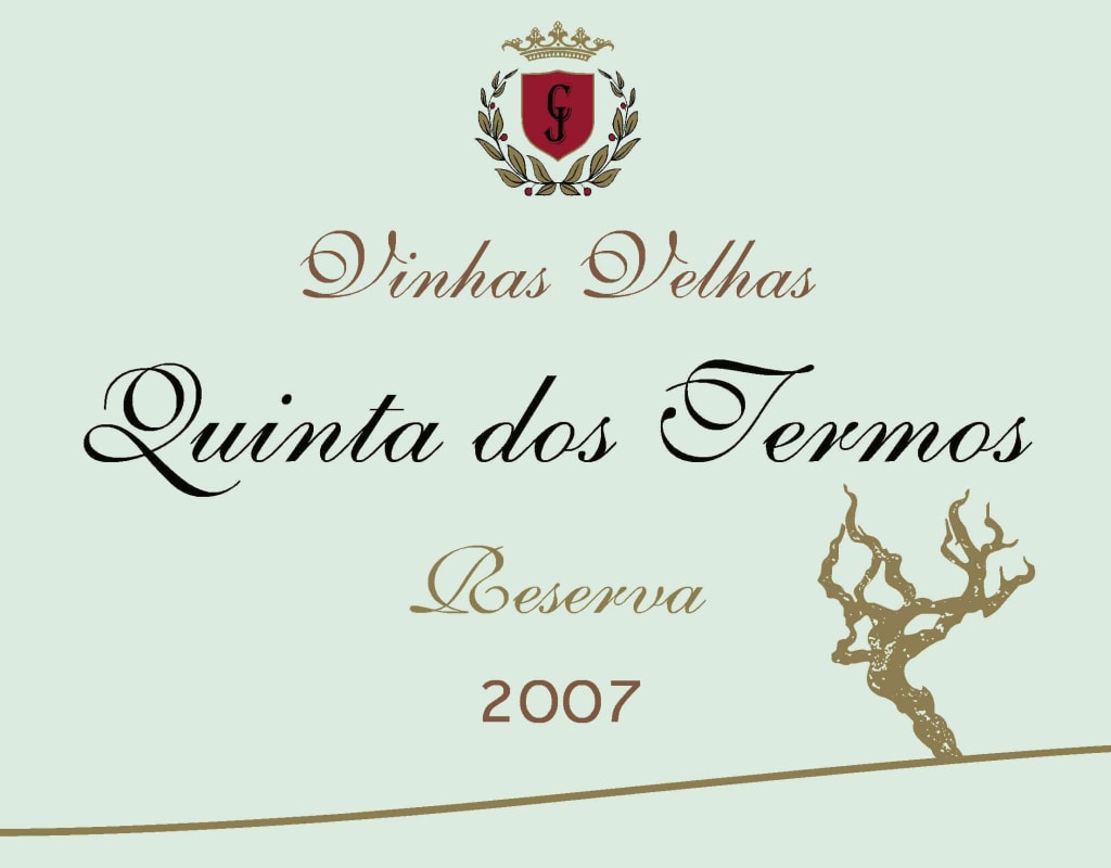 Quinta dos Termos Vinhas Velhas Reserva 2007 Front Label