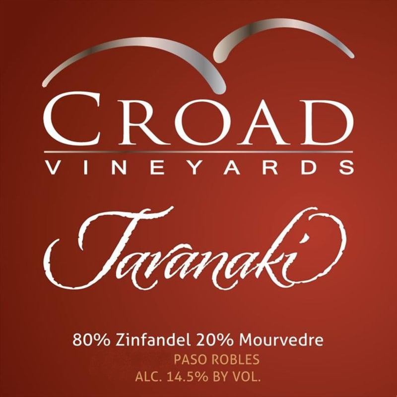Croad Vineyards Taranaki 2010 Front Label