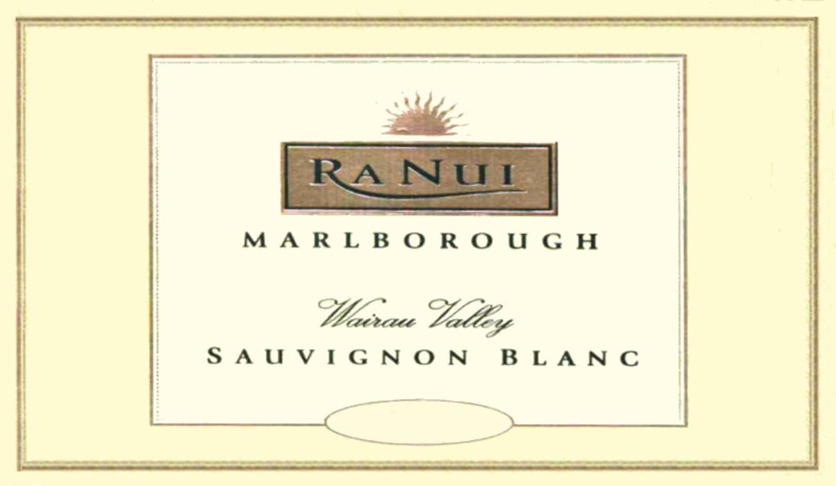Ra Nui Wines Sauvignon Blanc 2013 Front Label