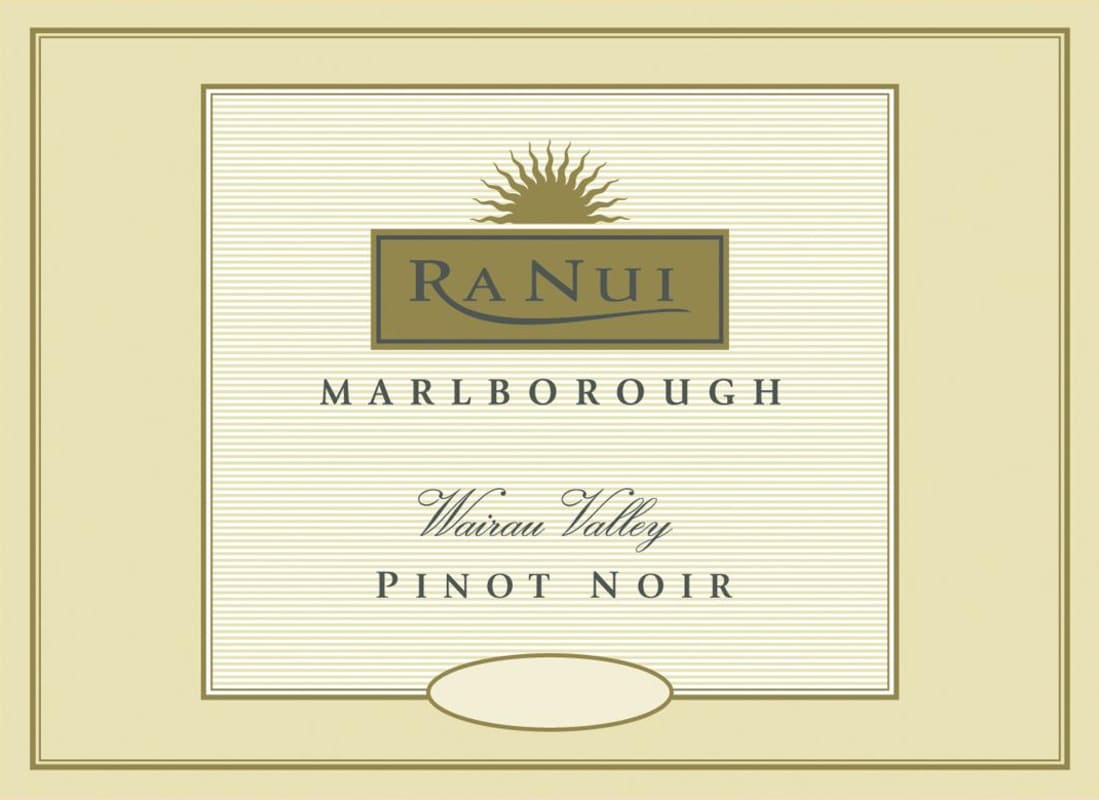 Ra Nui Wines Pinot Noir 2010 Front Label