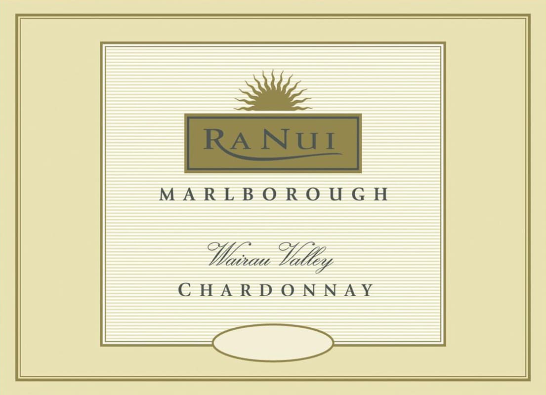 Ra Nui Wines Chardonnay 2013 Front Label