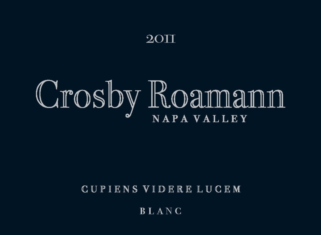 Crosby Roamann Blanc 2011 Front Label