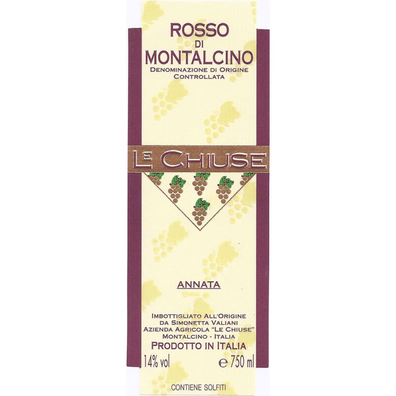 Le Chiuse Rosso di Montalcino 2015 Front Label