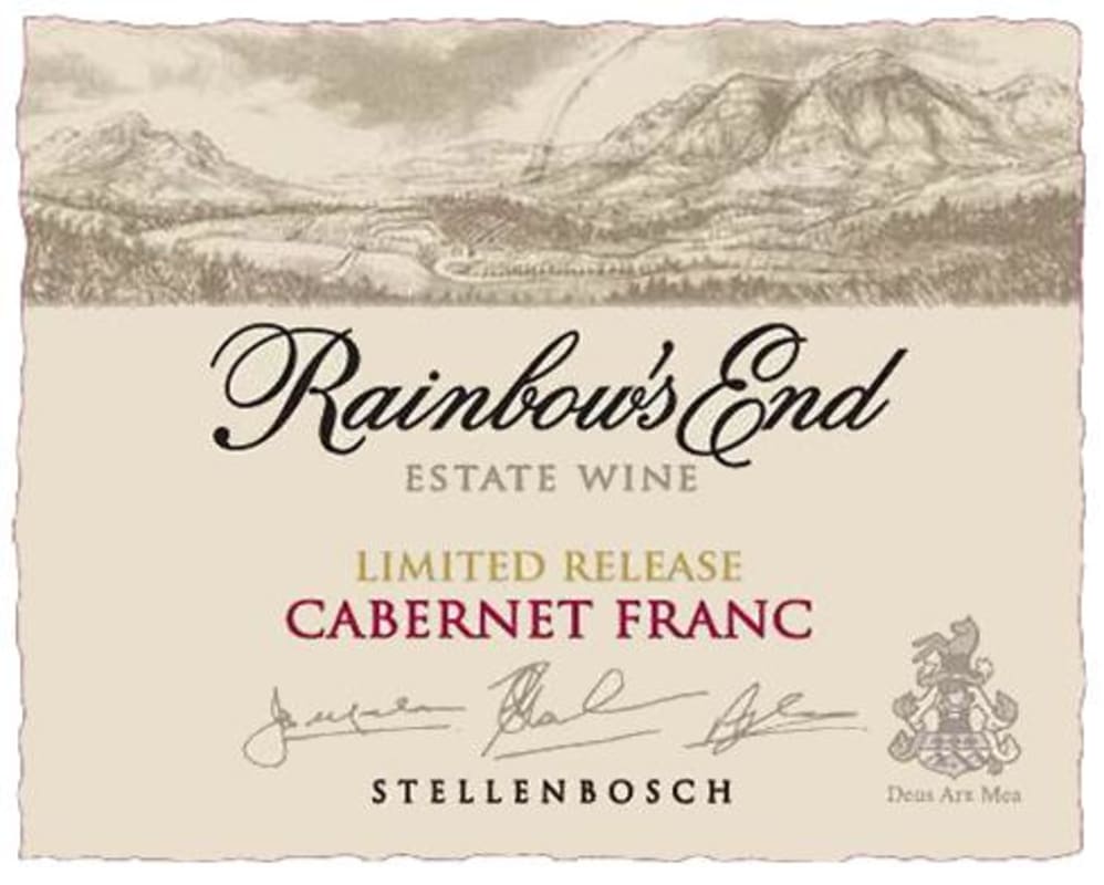 Rainbow's End Estate Limited Release Cabernet Franc 2014 Front Label