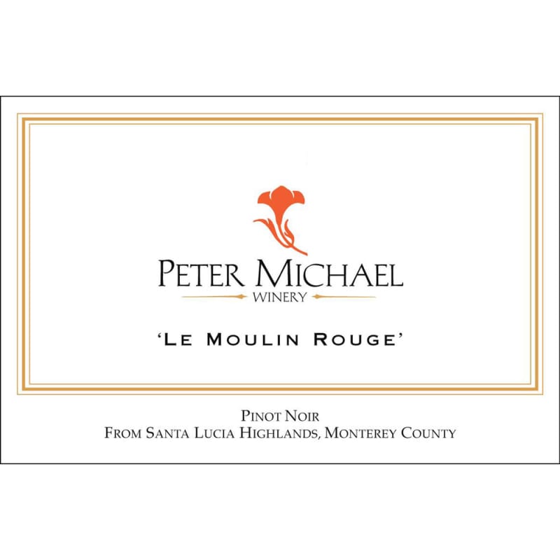 Peter Michael Le Moulin Rouge Pinot Noir 2015 Front Label