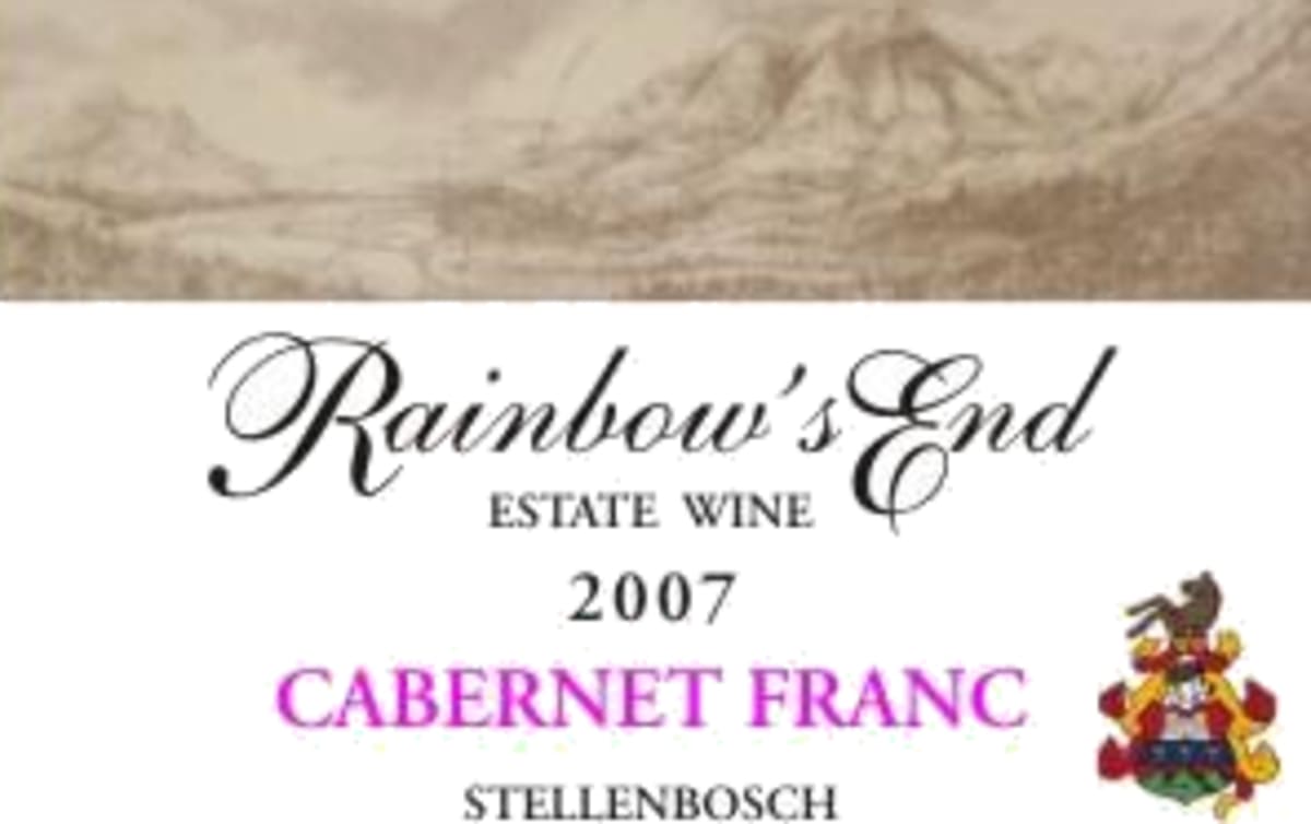 Rainbow's End Estate Cabernet Franc 2007 Front Label
