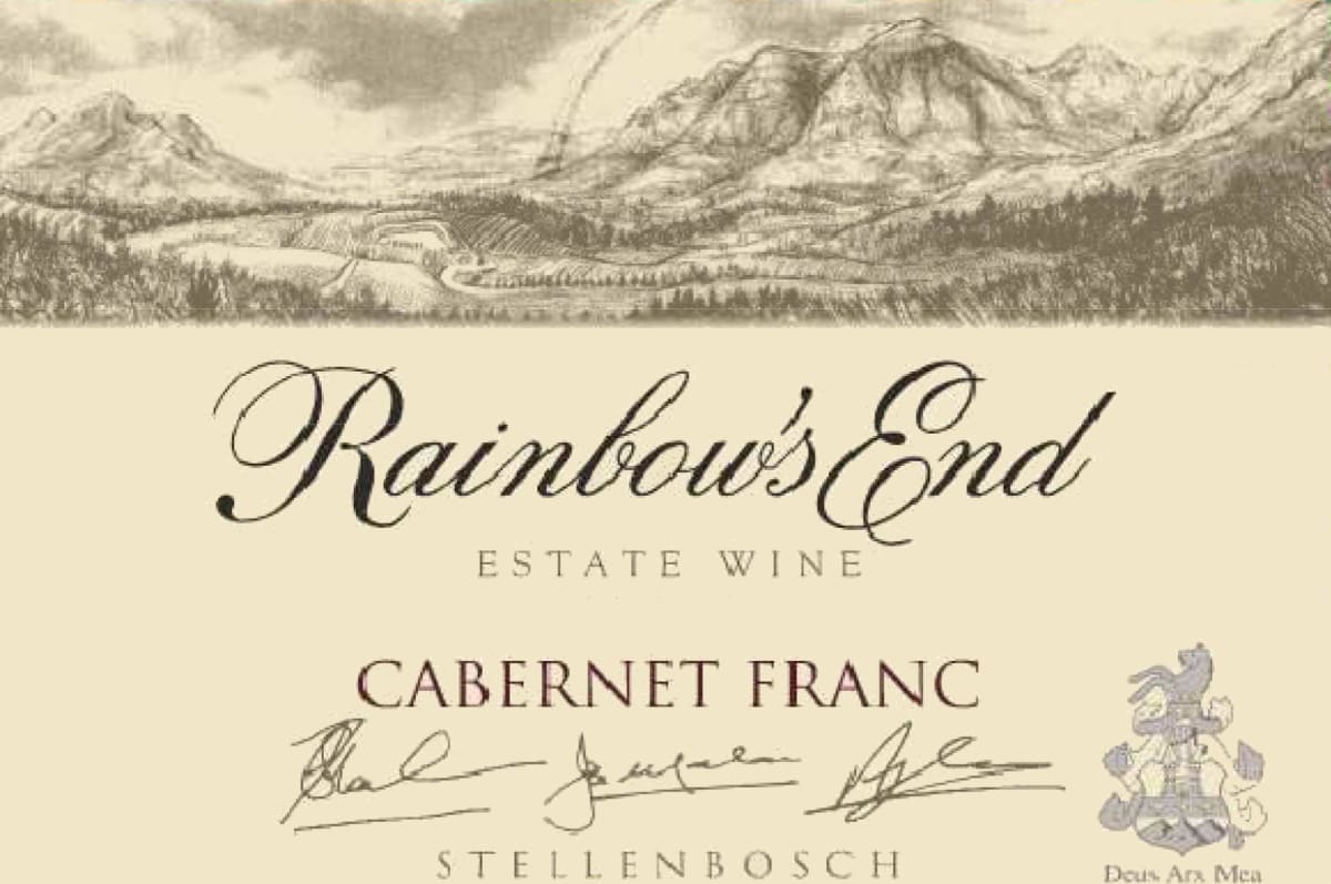 Rainbow's End Estate Cabernet Franc 2014 Front Label