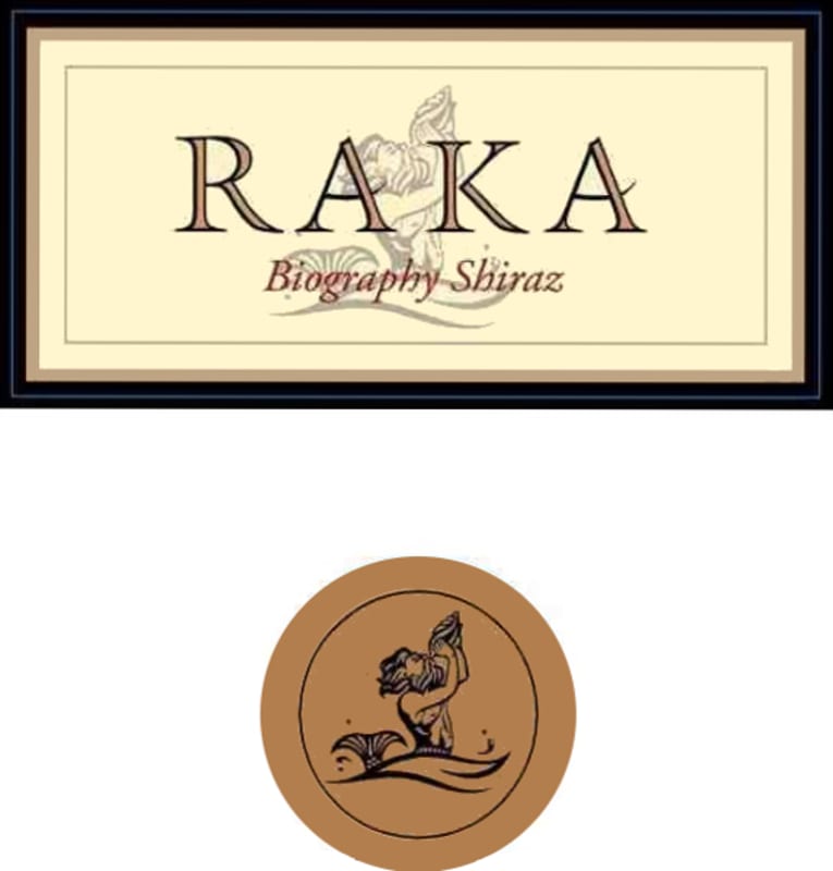 Raka Biography Shiraz 2010 Front Label