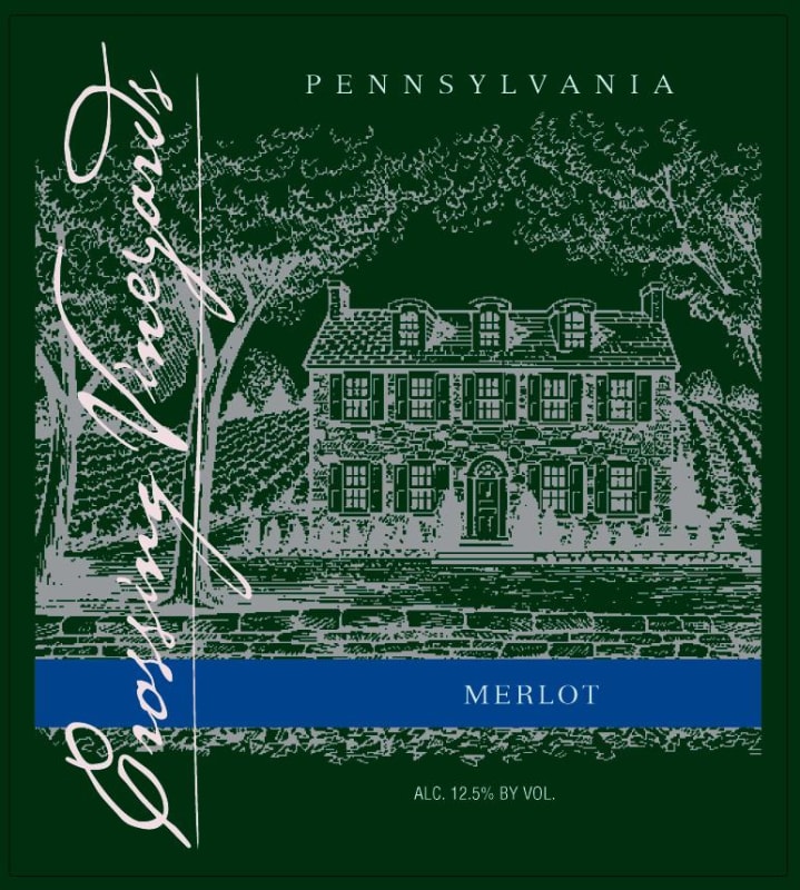 Crossing Vineyards and Winery Merlot 2008 Front Label