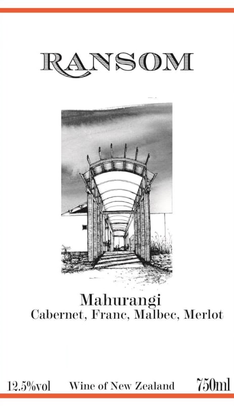 Ransom Wines Mahurangi 2007 Front Label