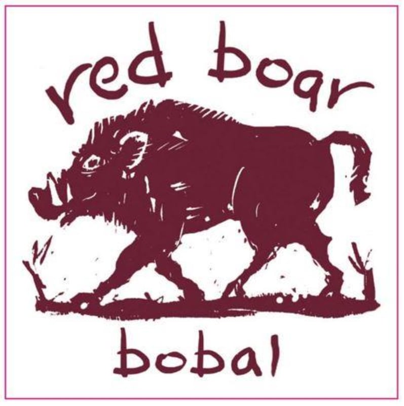 Red Boar Bobal 2014 Front Label
