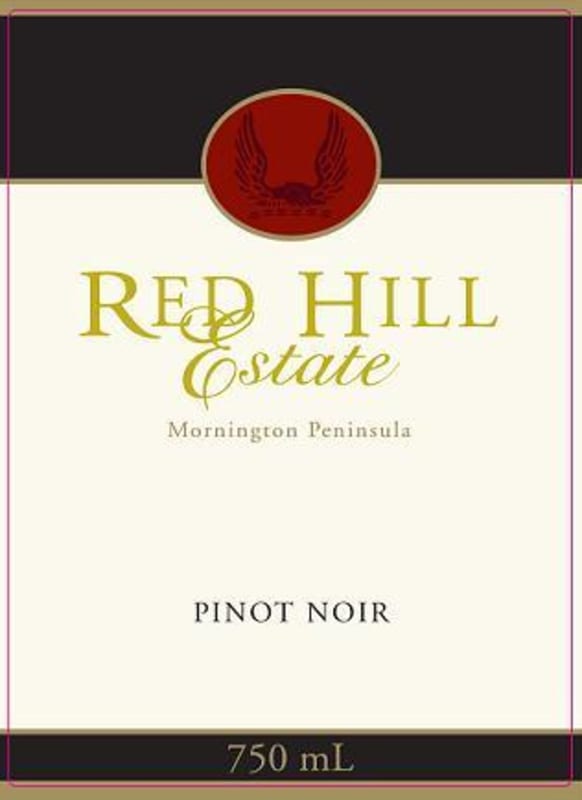 Red Hill Estate Pinot Noir 2013 Front Label