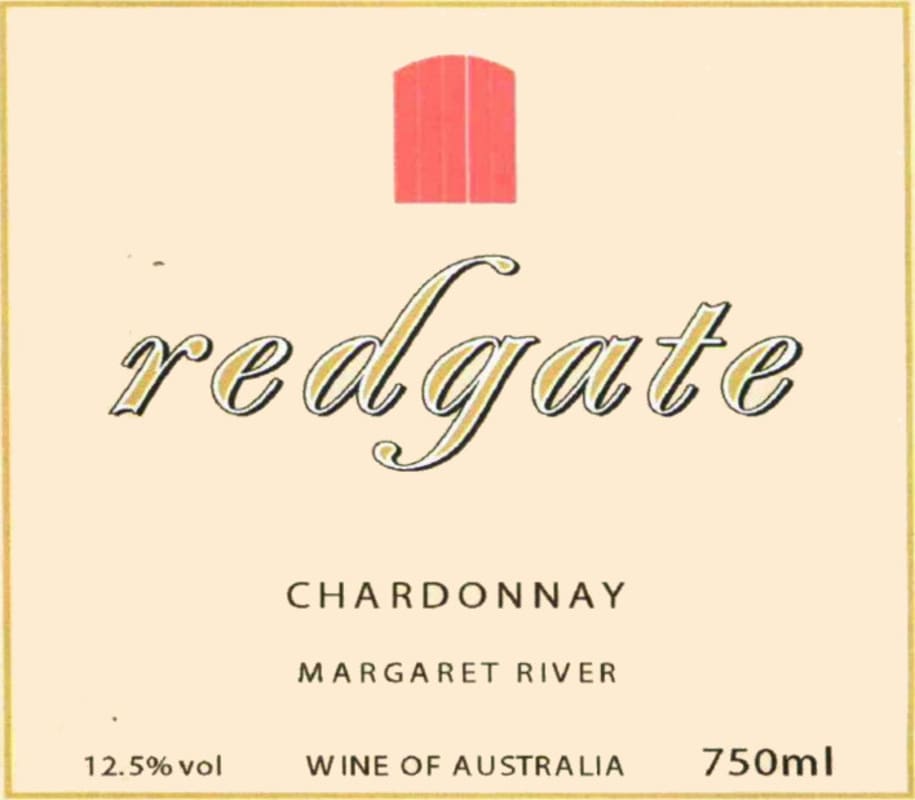 Redgate Wines Chardonnay 2008 Front Label