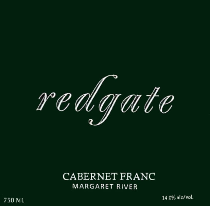 Redgate Wines Cabernet Franc 2011 Front Label