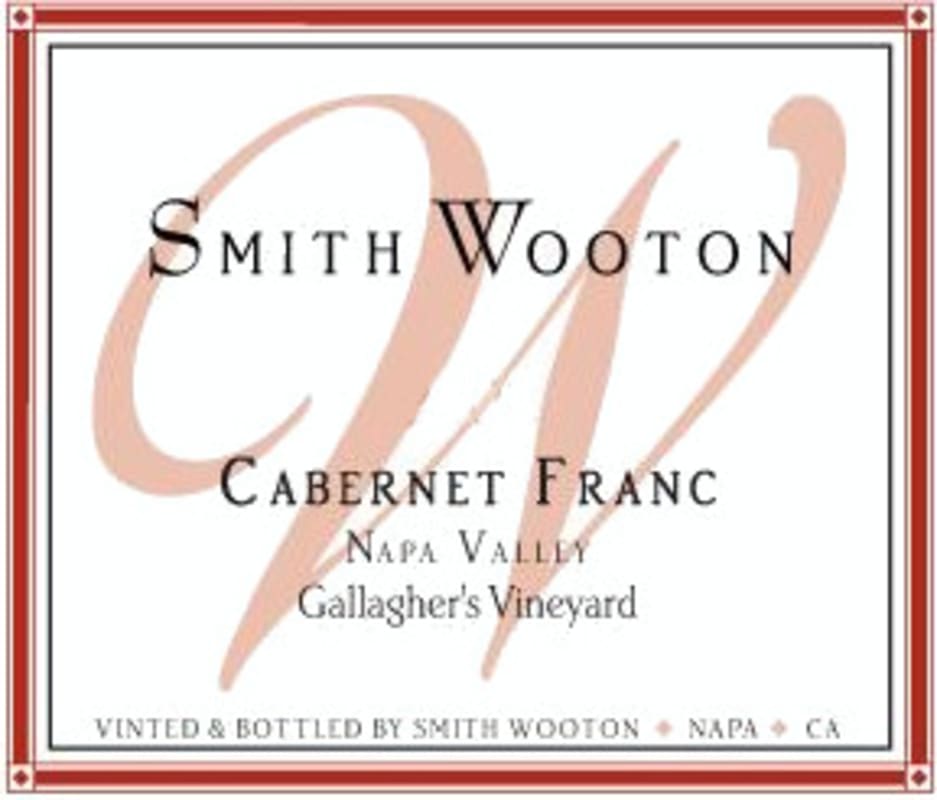 Croze Smith Wooton Gallaghers Vineyard Cabernet Franc 2012 Front Label