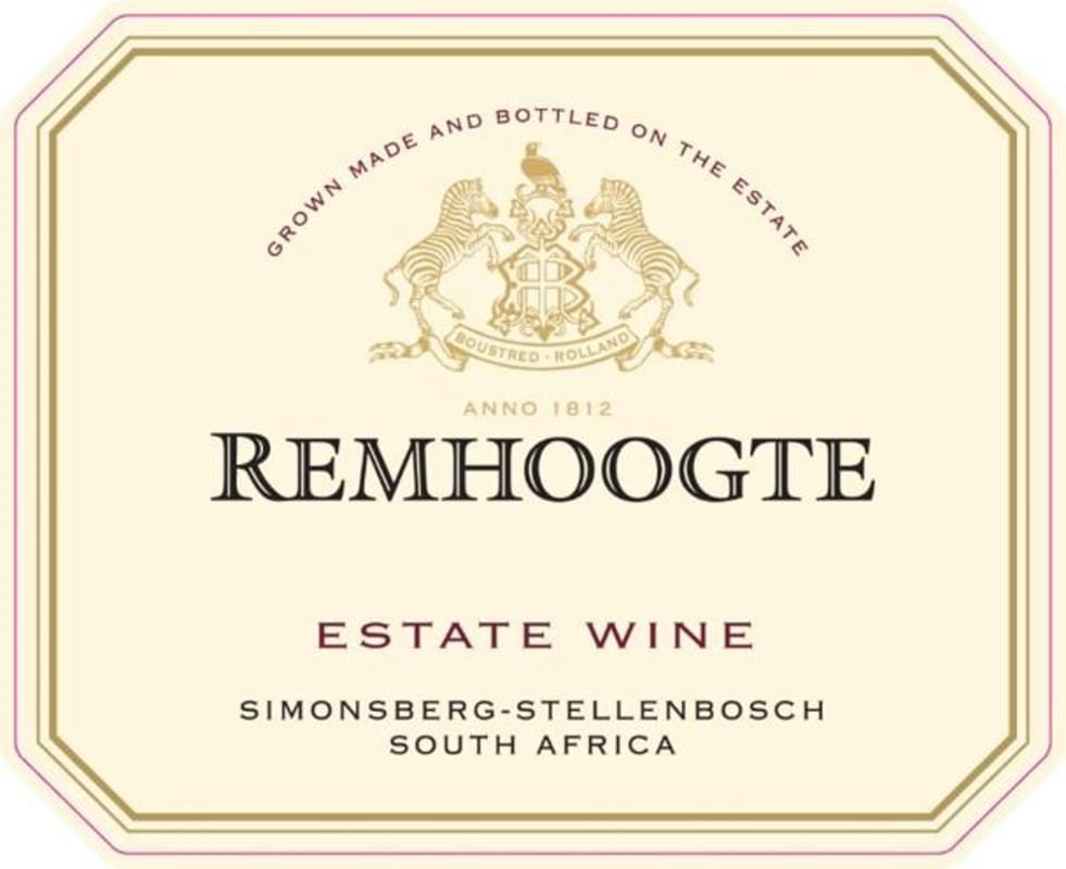 Remhoogte Estate Blend 2008 Front Label